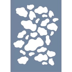 EHDD01 İnek Derisi Desen Stencil 21x30cm