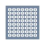 EHDD06 Geometrik Desen Stencil 45x45cm