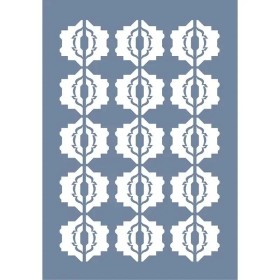 EHDD07 Geometrik Desen Stencil 21x30cm