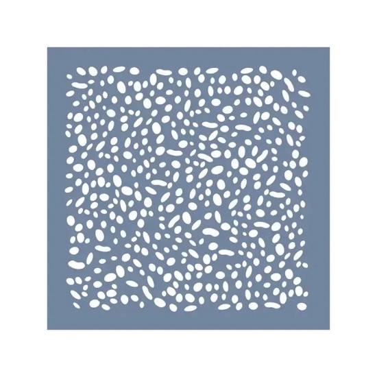 EHDD09 Benekli Desen Stencil 45x45cm