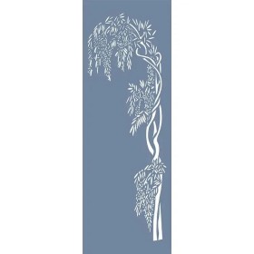 EHB12 Wisteria Desen Stencil 35x100cm