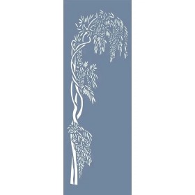 EHB13 Wisteria Desen Stencil 35x100cm