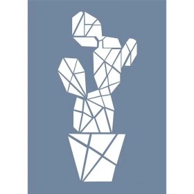 EHB18 Sukulent Desen Stencil 25x35cm
