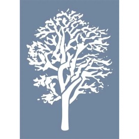 EHB19 Ağaç Desen Stencil 25x35cm