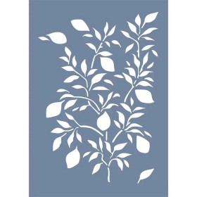 EHB22 Limon Ağacı Desen Stencil 25x35cm