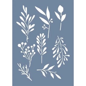 EHB40 Zeytin Dalı Desen Stencil 25x35cm