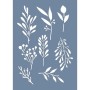 EHB40 Zeytin Dalı Desen Stencil 25x35cm
