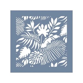 EHB46 Orman Bitkileri Desen Stencil 60x60cm