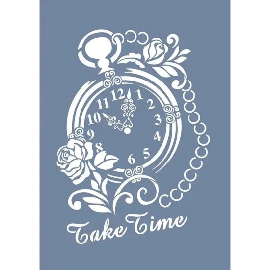 EHY05 Saat Desen Stencil 25x35cm