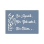 EHY73 Aşk Temalı Desen Stencil 25x35cm
