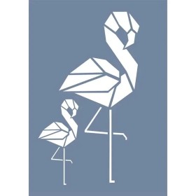EHVH25 Flamingo Desen Stencil 25x35cm