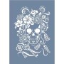 EHK04 Skull Desen Stencil 25x35cm