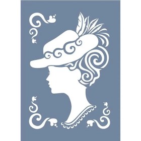 EHK05 Portre Desen Stencil 25x35cm