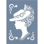 EHK05 Portre Desen Stencil 25x35cm