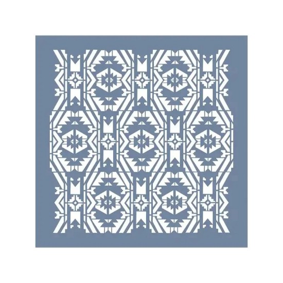 EHKM10 Kilim Desen Stencil 40x40cm