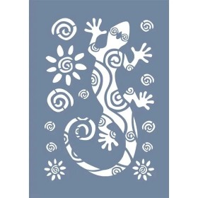 EHH17 Bukalemun Desen Stencil 25x35cm