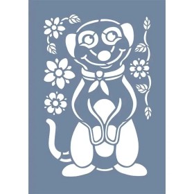 EHH18 Mirket Desen Stencil 25x35cm