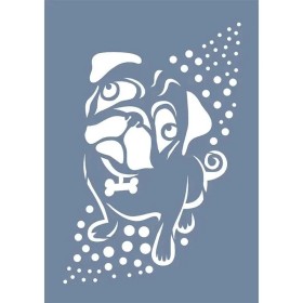 EHH20 Köpek Desen Stencil 25x35cm