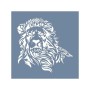 EHH30 Aslan Desen Stencil 40x40cm