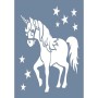 EHH55 Unicorn Desen Stencil 25x35cm