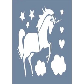 EHH56 Unicorn Desen Stencil 25x35cm