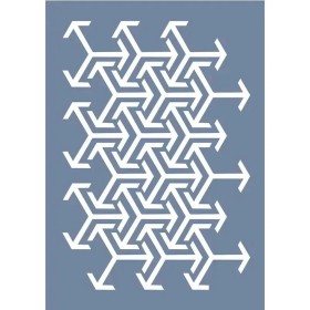 EHGE75 Geometrik Desen Stencil 25x35cm