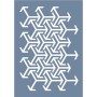 EHGE75 Geometrik Desen Stencil 25x35cm