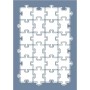 EHGE89 Puzzle Desen Stencil 25x35cm