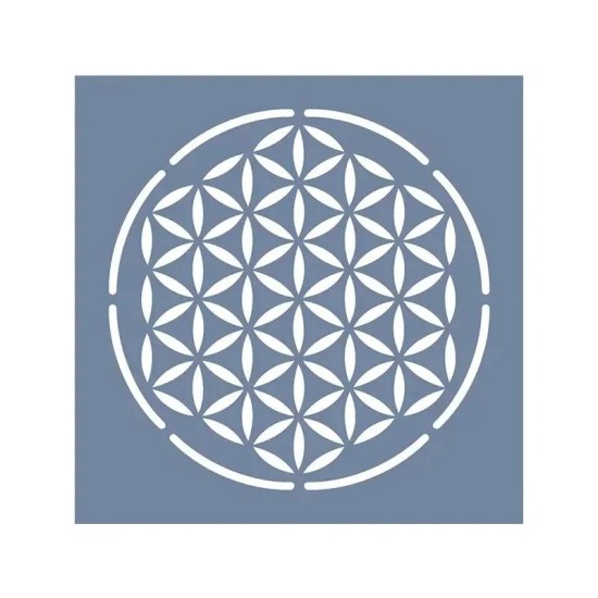 EHGE91 Geometrik Desen Stencil 45x45cm