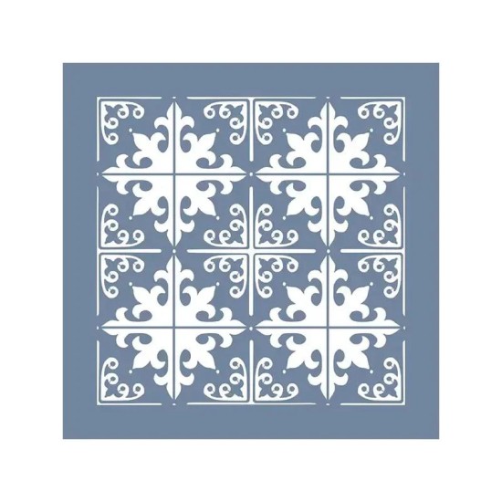 EHFY28 Fayans Desen Stencil 40x40cm