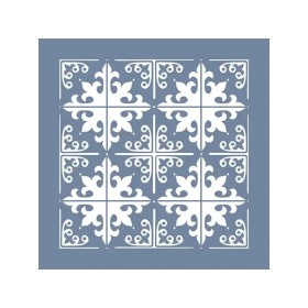 EHFY28 Fayans Desen Stencil 60x60cm