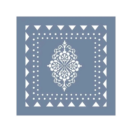 EHFY30 Fayans Desen Stencil 40x40cm