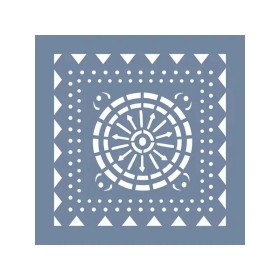 EHFY31 Fayans Desen Stencil 40x40cm