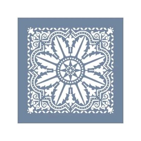 EHFY36 Fayans Desen Stencil 40x40cm