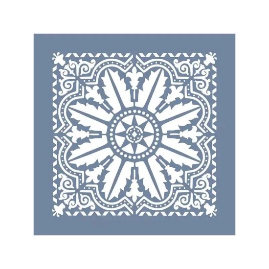 EHFY36 Fayans Desen Stencil 60x60cm