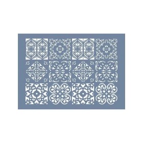 EHFY39 Fayans Desen Stencil 25x35cm