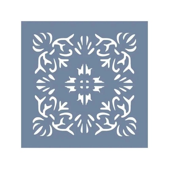 EHFY45 Fayans Desen Stencil 60x60cm