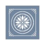 EHFY49 Fayans Desen Stencil 40x40cm