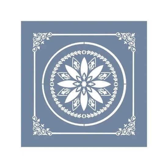 EHFY49 Fayans Desen Stencil 60x60cm