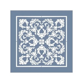 EHFY53 Fayans Desen Stencil 40x40cm