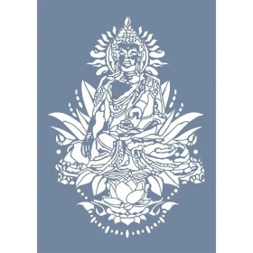 EHDN01 Buda Desen Stencil 25x35cm