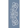 EHDN03 Besmele Desen Stencil 10x25cm