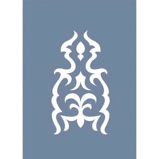 EHFL20 Göbek Desen Stencil 25x35cm