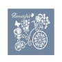 EHKS02 Home Sweet Home Stencil 40x40cm