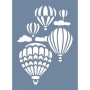 EHTŞ16 Balon Desen Stencil 25x35cm