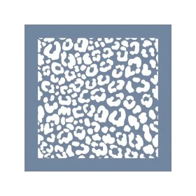 EHDD11 Leopar Desen Stencil 60x60cm