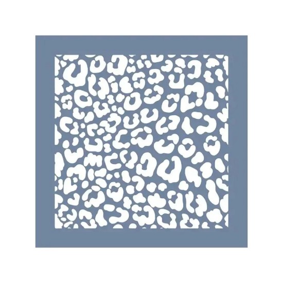 EHDD11 Leopar Desen Stencil 60x60cm