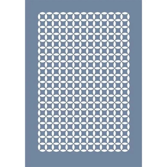 Model MECS-A3-03 Modern Etnik Stencil 30x42cm