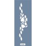 K07 6x20 Bordür Model Yaprak Stencil