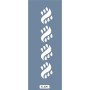 K09 6x20 Bordür Model Soyut Desen Stencil